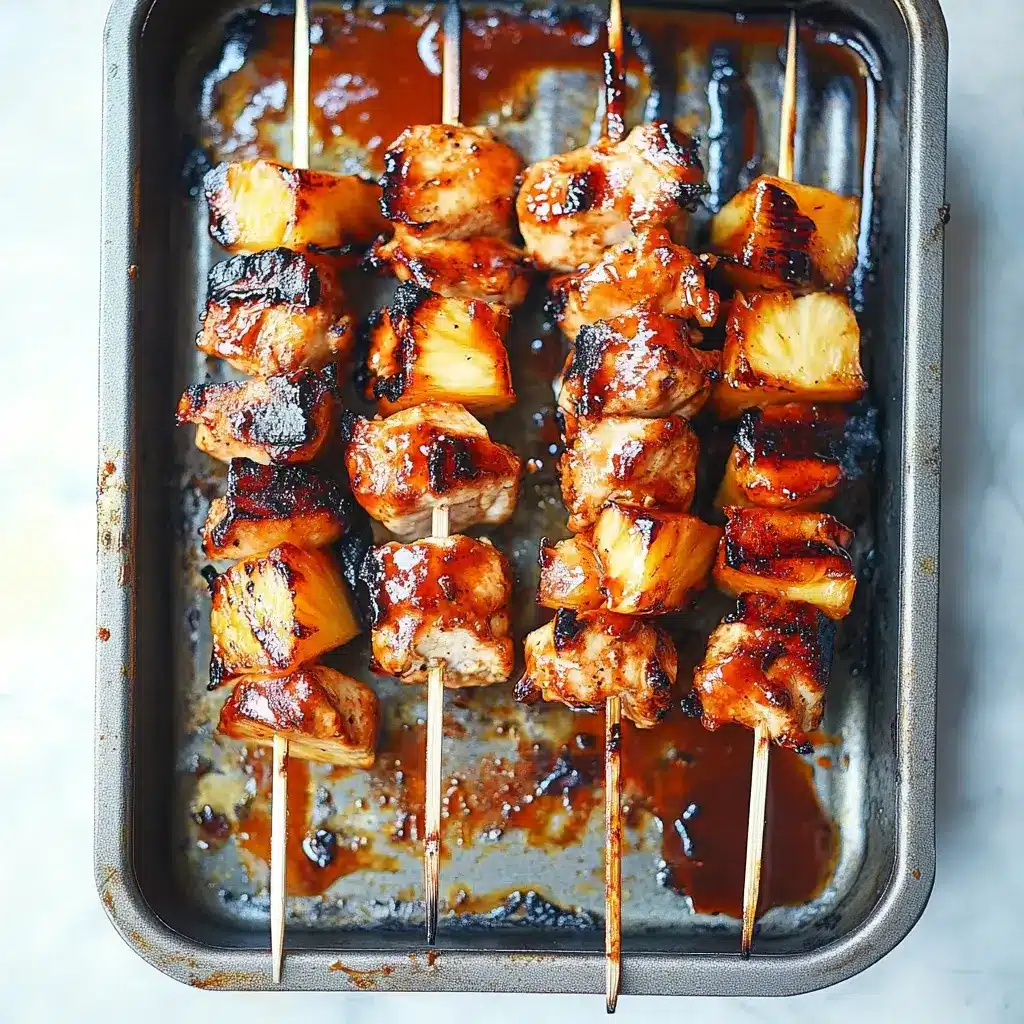 BBQ Pineapple Chicken Kabobs: A Flavorful Recipe Delight!