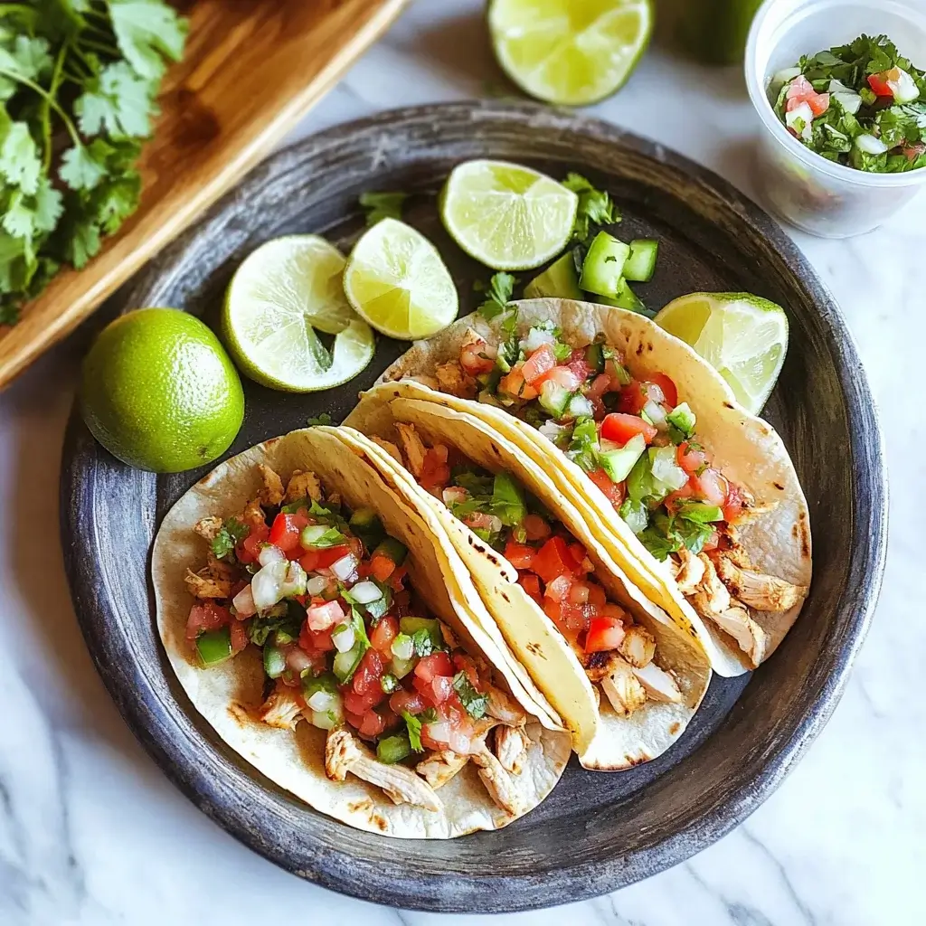 Chicken Tacos with Fresh Salsa: A Flavorful Delight!