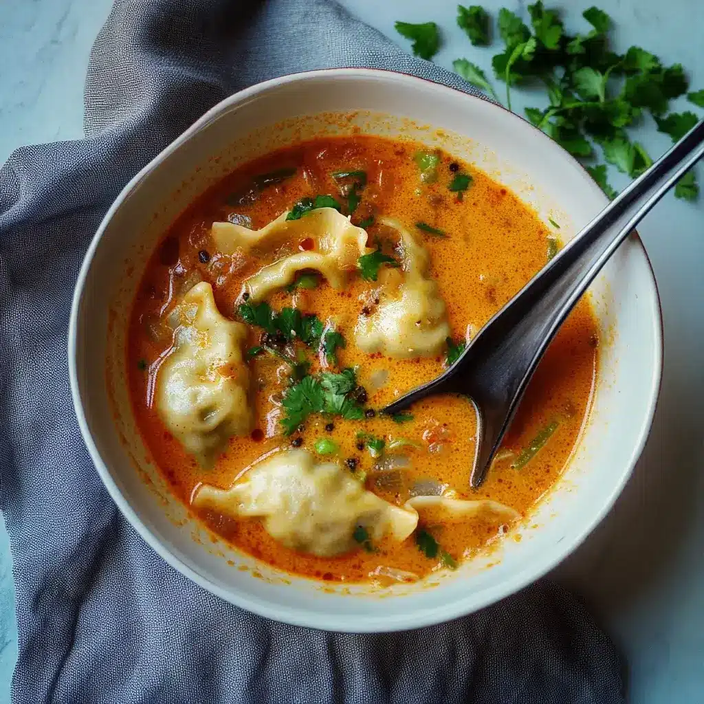 Coconut Curry Soup with Dumplings: A Flavorful Delight!