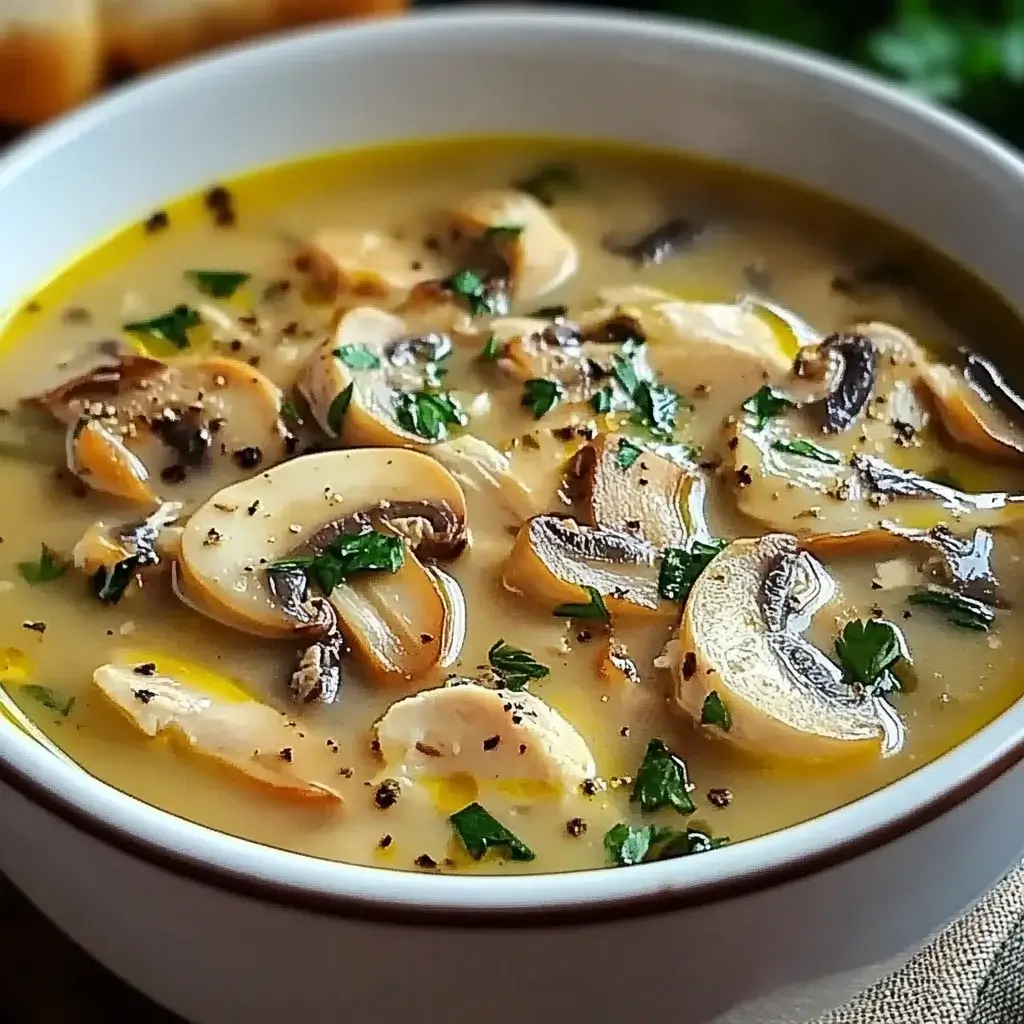 Creamy Rotisserie Chicken and Mushroom Soup: Enjoy in Minutes!