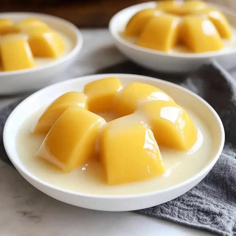 Mango Coconut Pudding: Discover this delicious recipe!