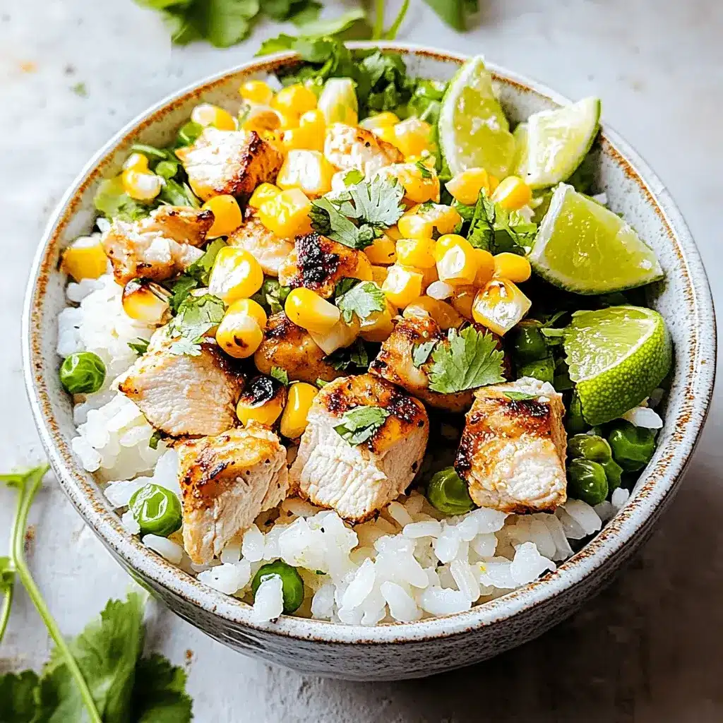 Street Corn Chicken Rice Bowl: A Flavorful Feast Awaits!