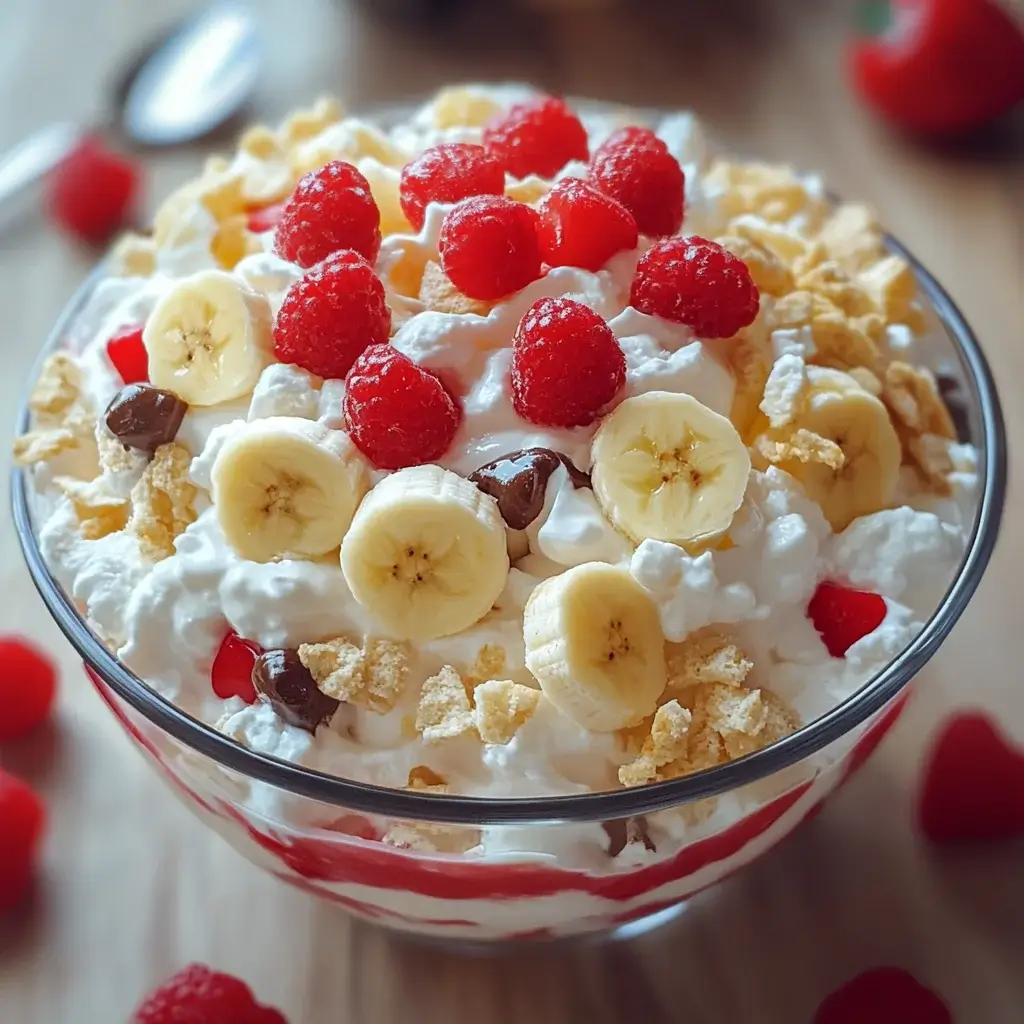 Banana Split Fluff Salad: A Refreshing Delight Awaits!