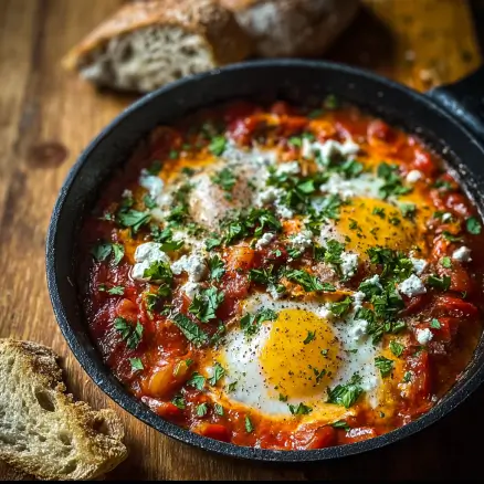 Classic Shakshuka with Feta and Fresh Herbs: Try This Now!