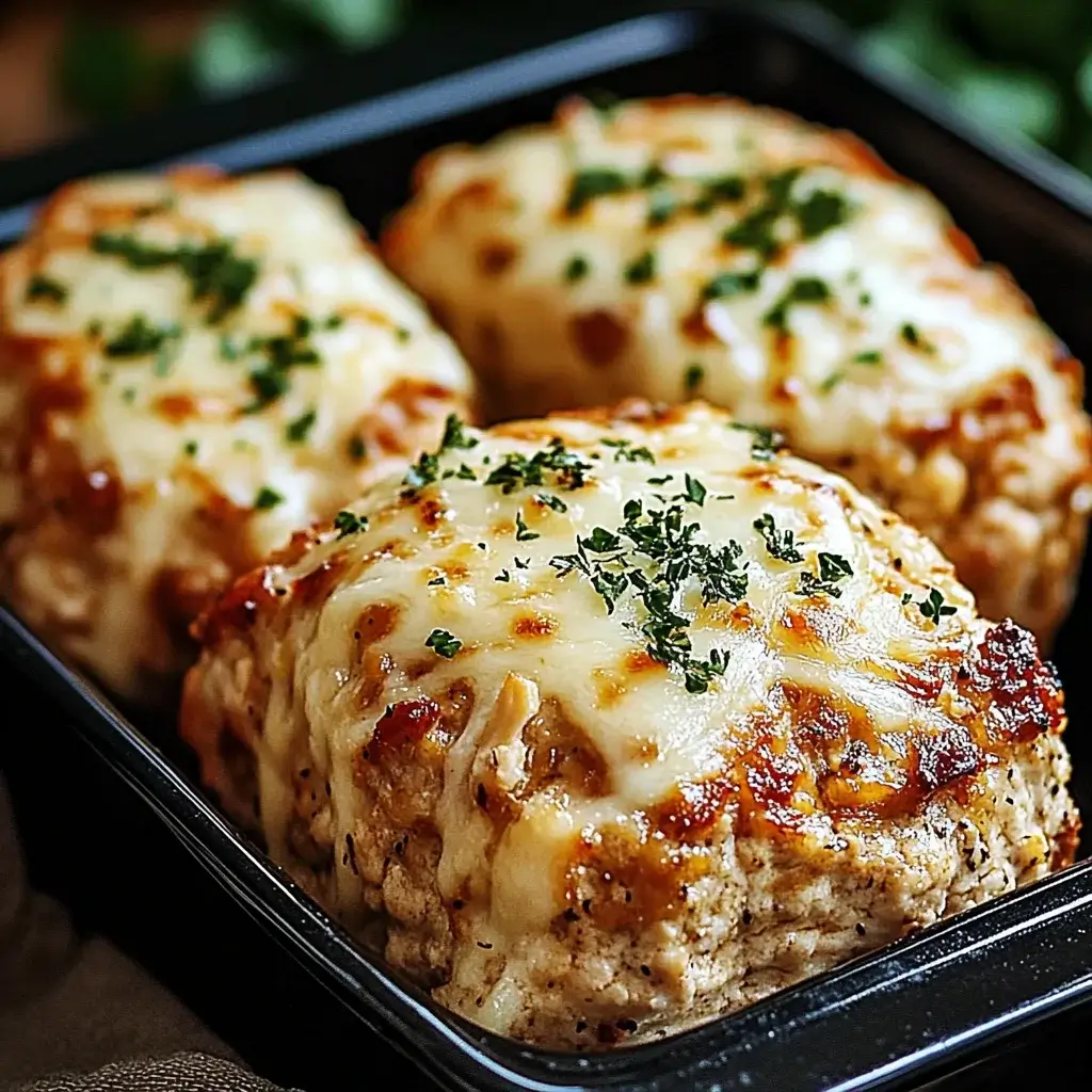 Garlic Parmesan Chicken Meatloaves: A Flavorful Delight!