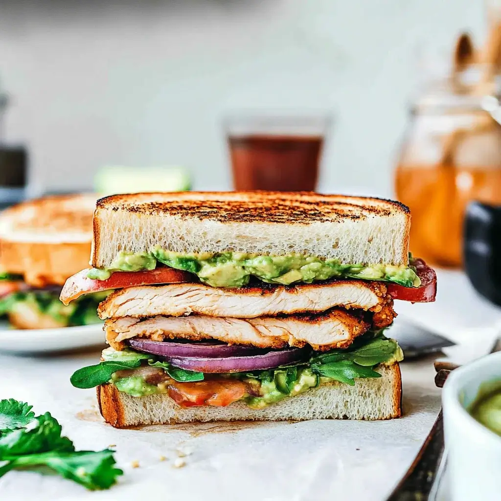 Grilled Chicken Sandwich with Avocado and Chipotle Mayo made easy!
