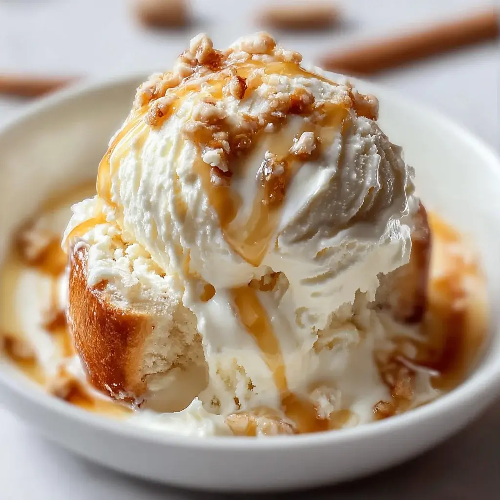 Honey Bun Ice Cream Delight: Indulge in Sweet Bliss!