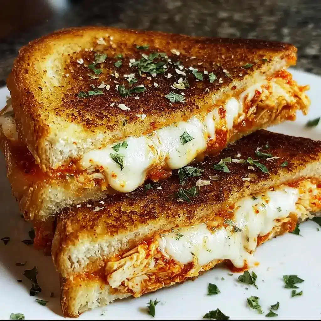 Lazy Chicken Parmesan Grilled Cheese: A Quick Delight!
