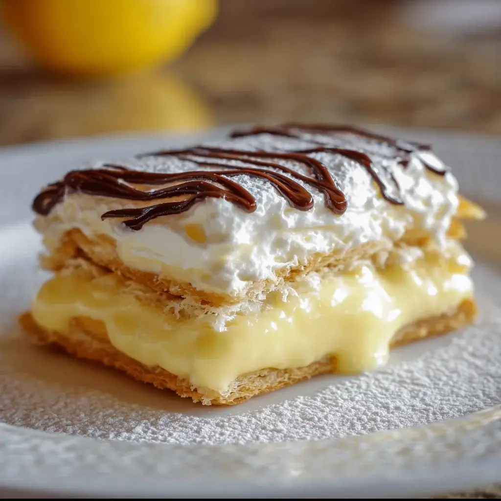Lemon Eclair Cake: A Refreshing No-Bake Delight!