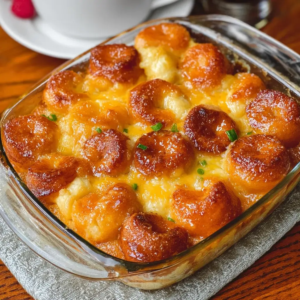 Mini Donut Breakfast Casserole: A Sweet Morning Treat!