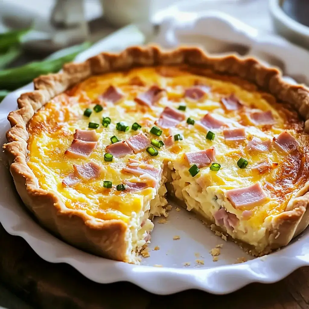 Savory Ham and Cheese Quiche: Perfect for Every Brunch!