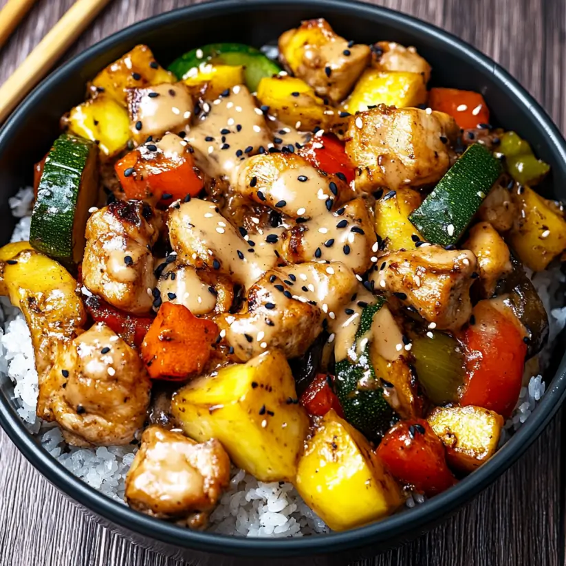 Air Fryer Hibachi Chicken and Vegetables: Easy Recipe Awaits!
