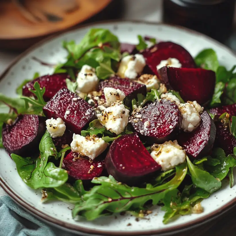 Beet and Goat Cheese Salad: A Refreshing Delight!