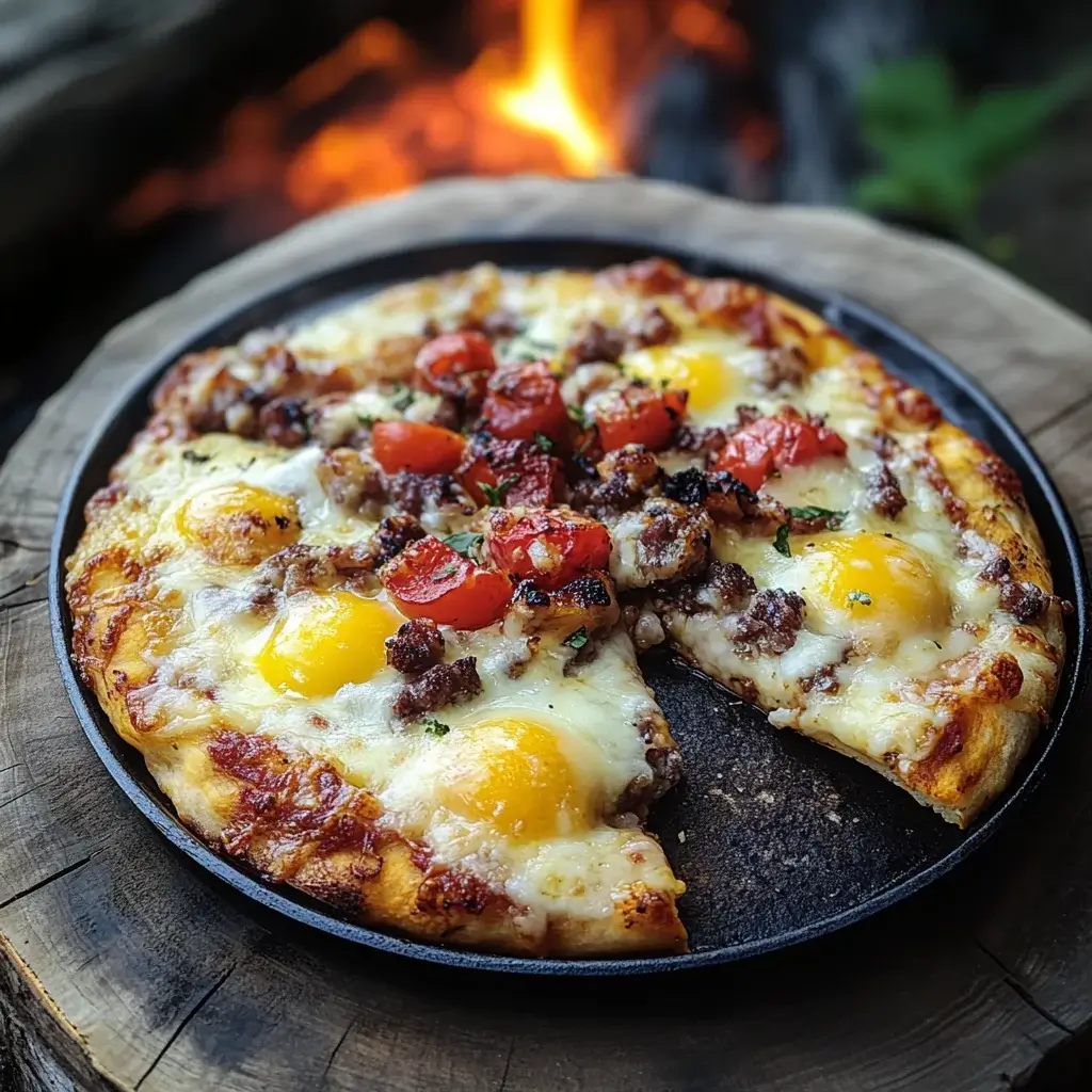 Campfire Breakfast Pizza: A Delicious Morning Treat!
