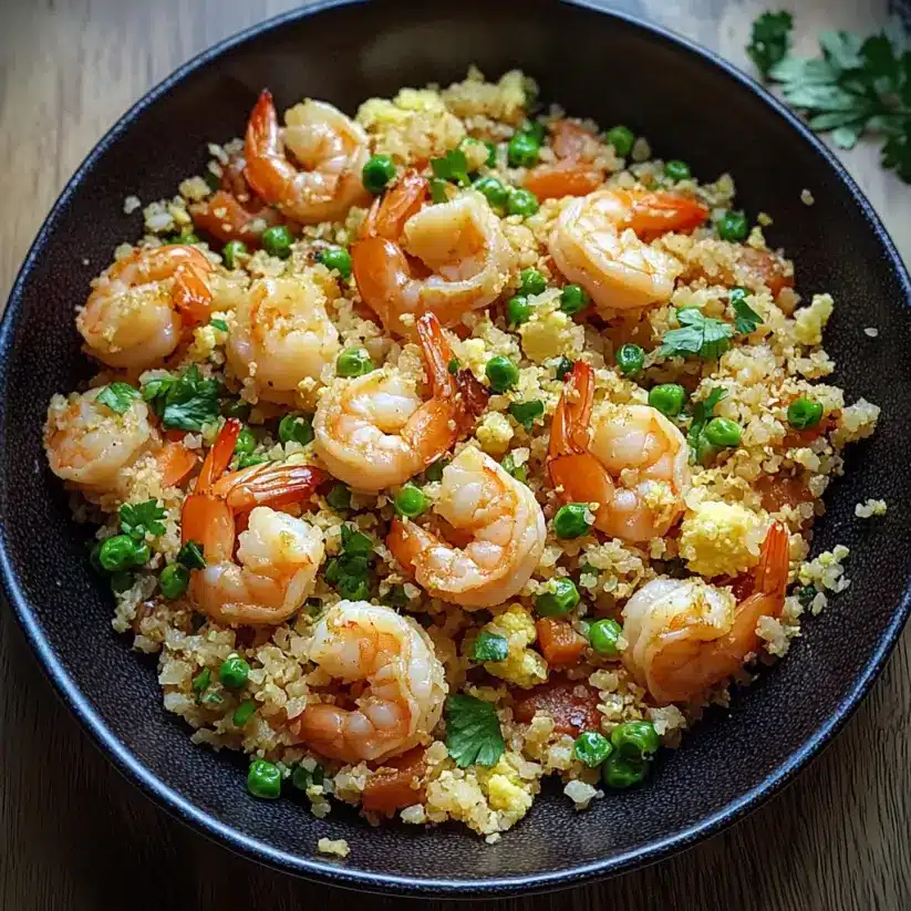 Cauliflower Fried Rice with Shrimp: A Quick Delight!