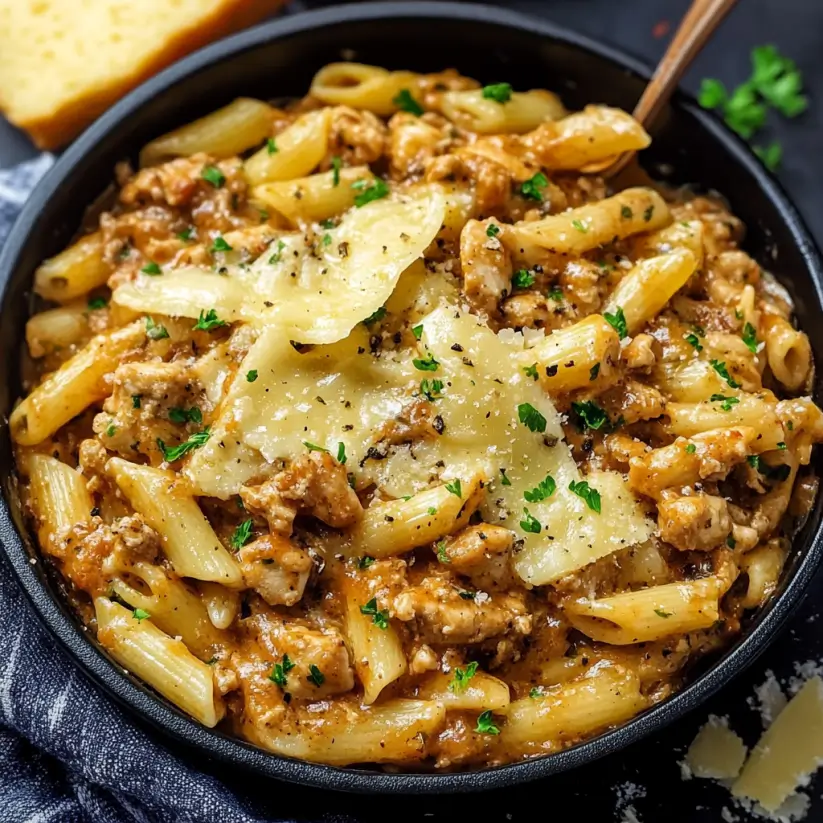 Creamy Garlic Parmesan Chicken Pasta: A Simple Delight!