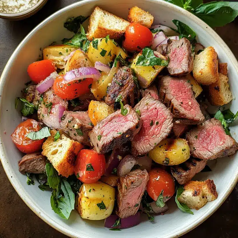 Grilled Steak Panzanella Salad: A Flavorful Delight!