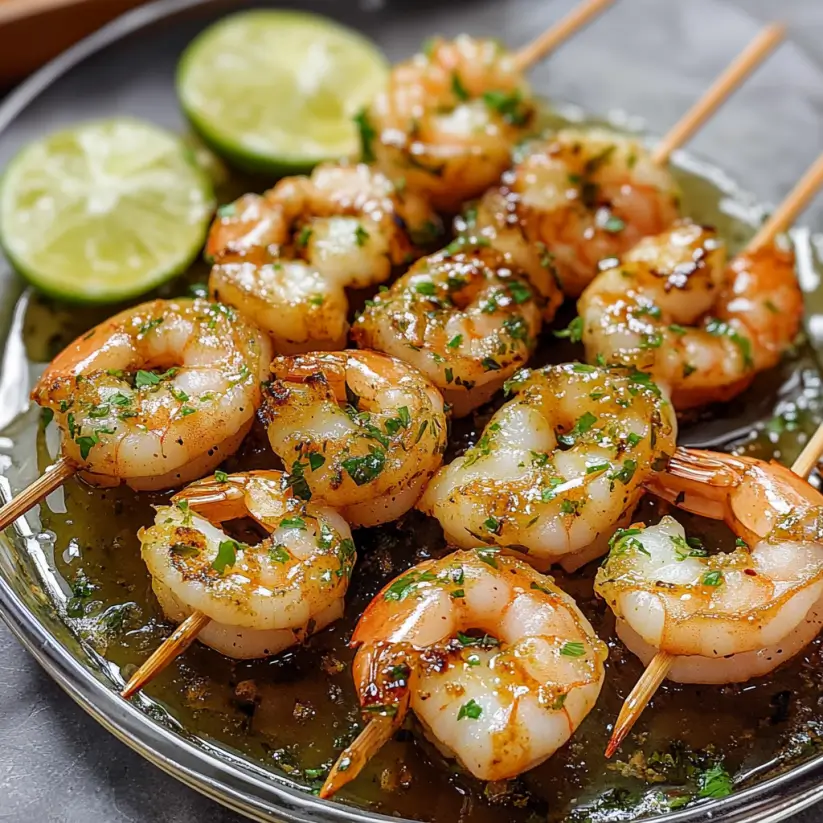 Margarita Shrimp Skewers: A Refreshing Grilled Delight!