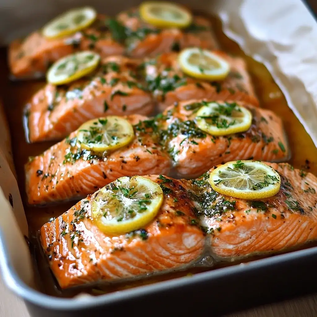 Oven-Baked Lemon Herb Salmon: A Flavorful Delight!