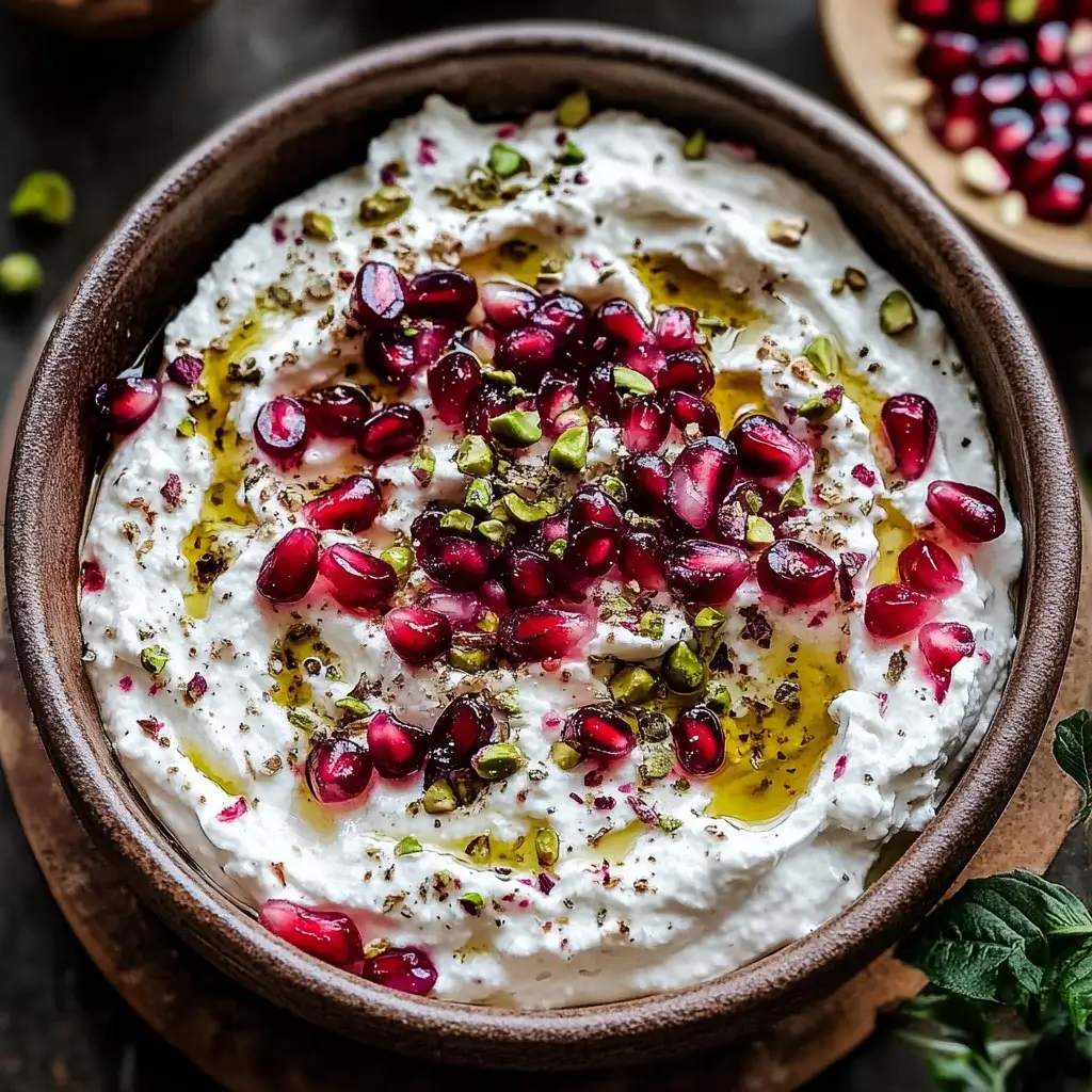 Pomegranate Pistachio Whipped Feta Dip is Irresistible!