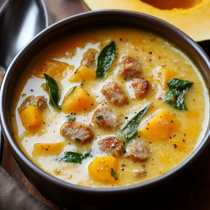 Sausage and Butternut Squash Soup: A Cozy Delight!