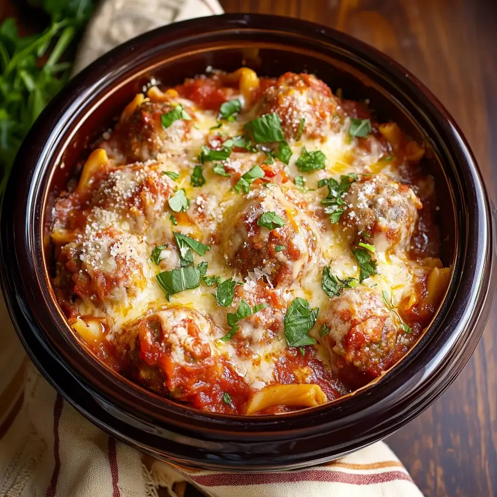 Savory Slow Cooker Meatball Casserole: Try This Easy Recipe!