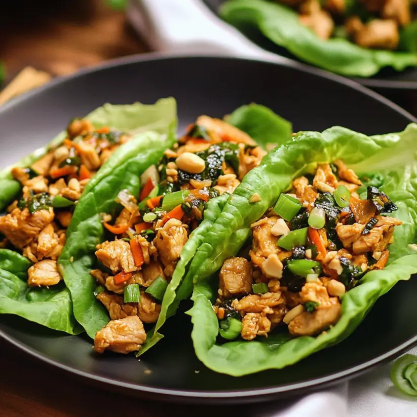 Thai Chicken Lettuce Wraps that Everyone Will Love!
