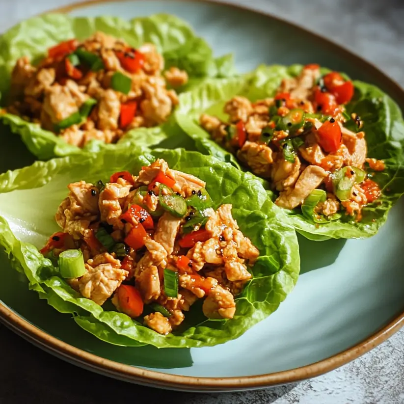Thai Chicken Lettuce Wraps: A Quick & Tasty Meal!