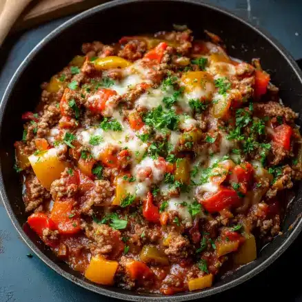 Unstuffed Bell Pepper Skillet: A Simple, Tasty Recipe!
