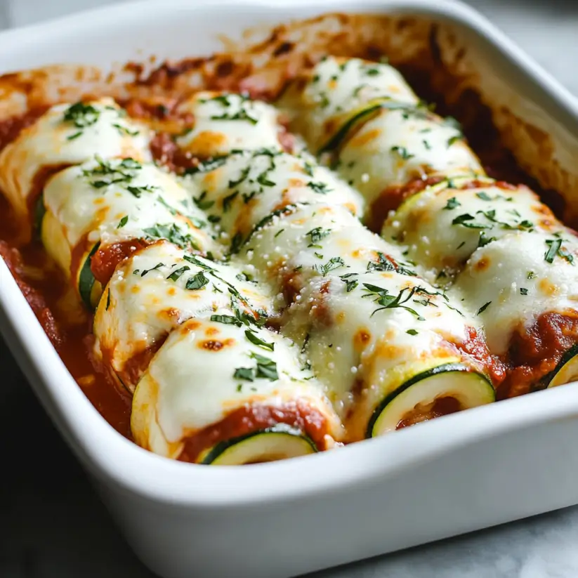 Zucchini Lasagna Roll-Ups: A Tasty Low-Carb Delight!