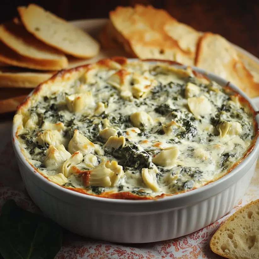 Creamy Spinach Artichoke Dip: A Crowd-Pleasing Recipe!