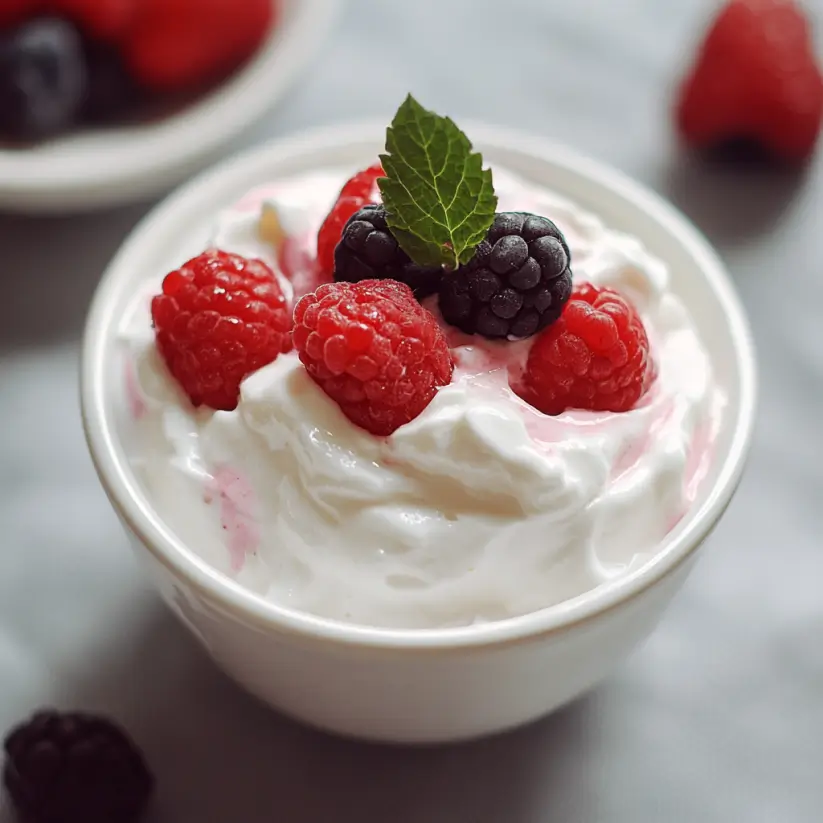 Fluffy Greek Yogurt Protein Delight: A Creamy Treat!