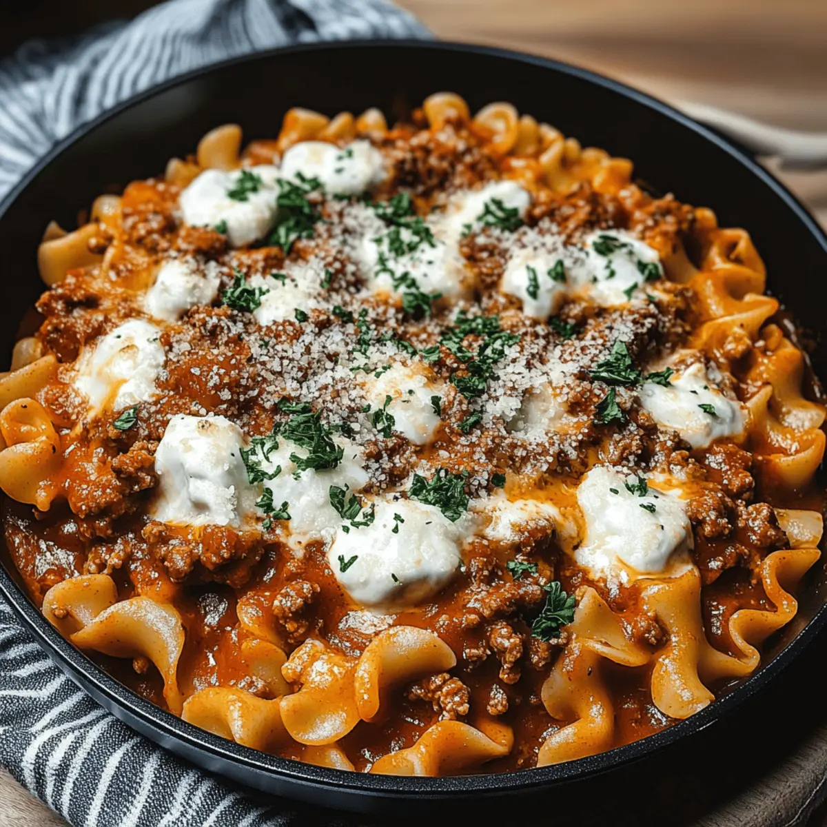 Cheesy Skillet Lasagna: The One-Pan Comfort You Crave