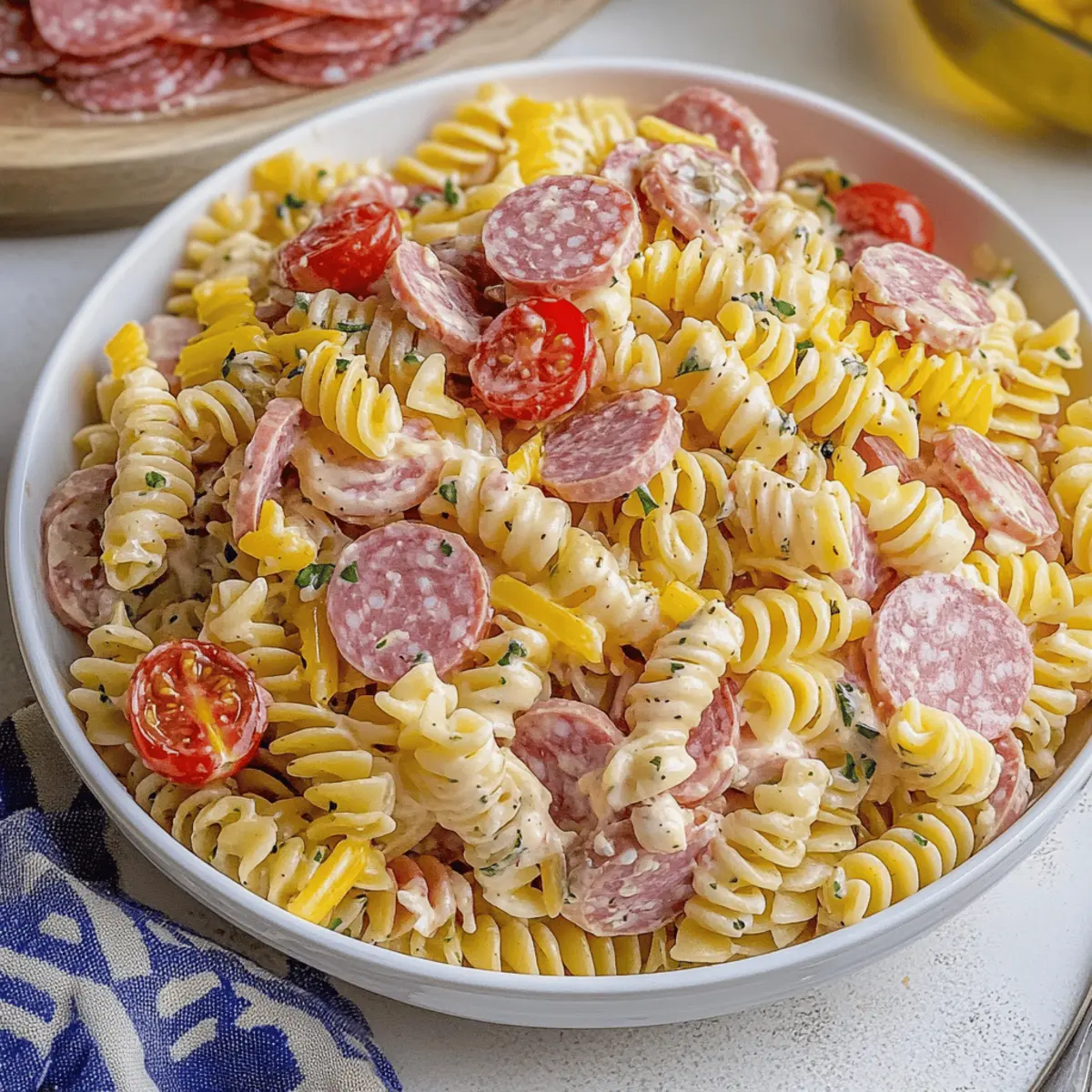 Grinder Pasta Salad: A Flavorful Twist for Summer Fun