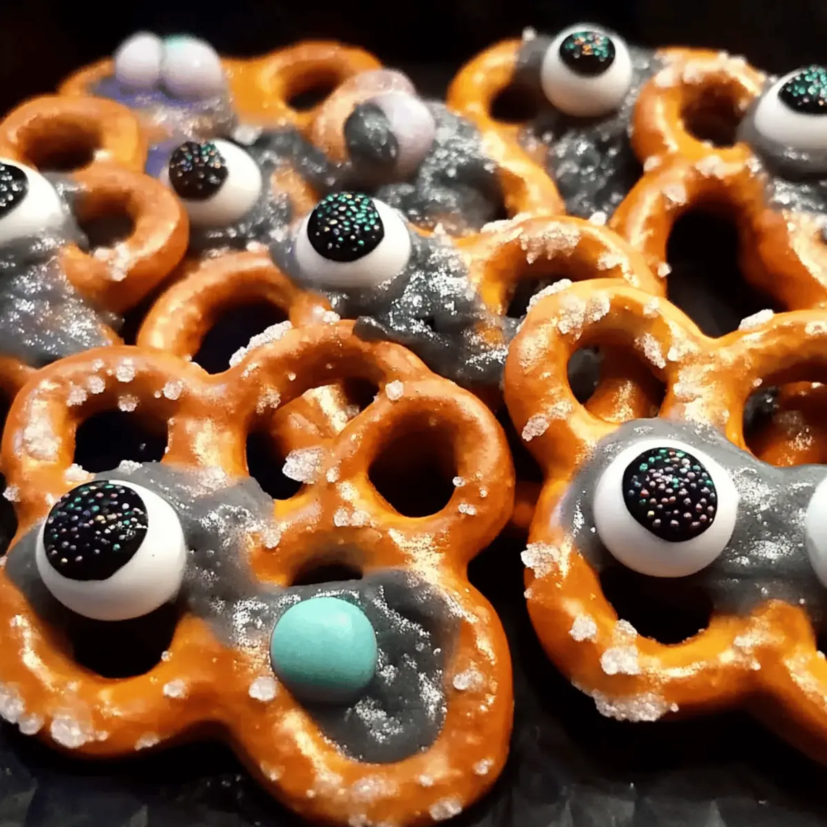 Spooky Halloween Monster Eye Pretzels Kids Will Love to Make