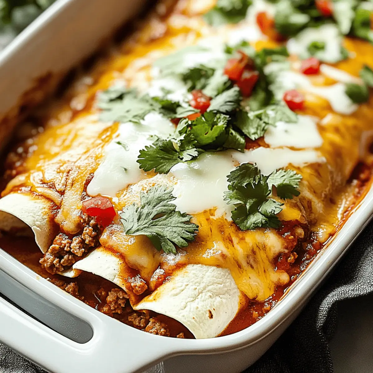 Ground Beef Enchiladas: Comforting Flavor in Every Bite