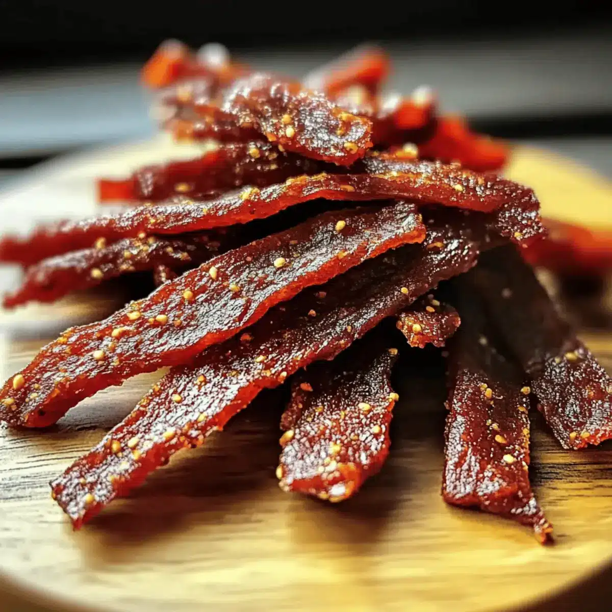 Delicious Spicy Honey BBQ Beef Jerky for Your Snack Attack