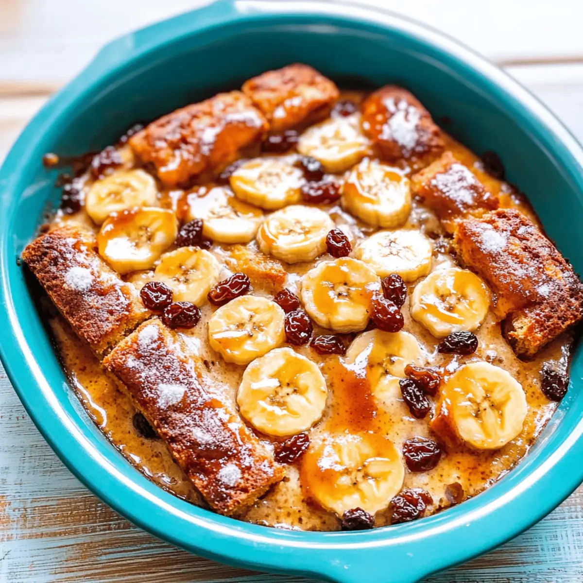 Irresistible Banana Bread Pudding with Creamy Vanilla Sauce