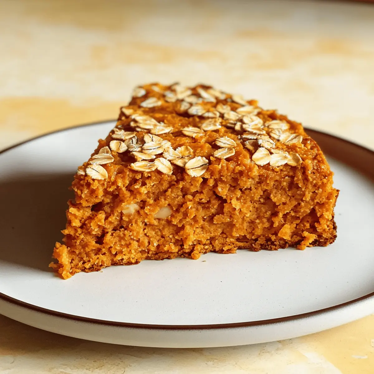 Sweet Potato and Oatmeal Dog Cake for Happy, Healthy Pups