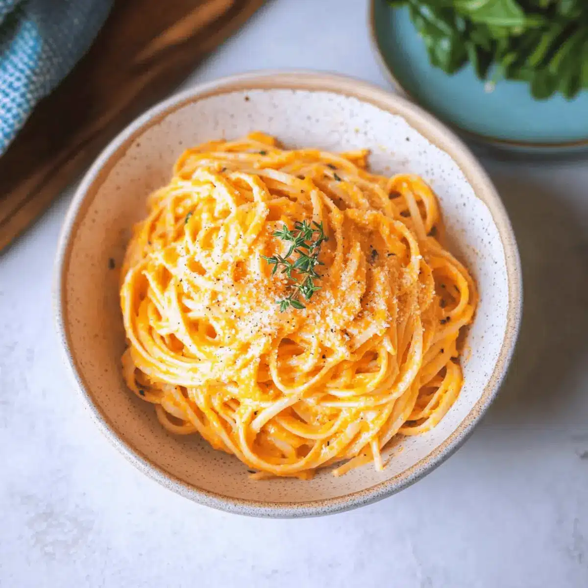 10-Minute Vegan Pumpkin Pasta for Cozy Nights In
