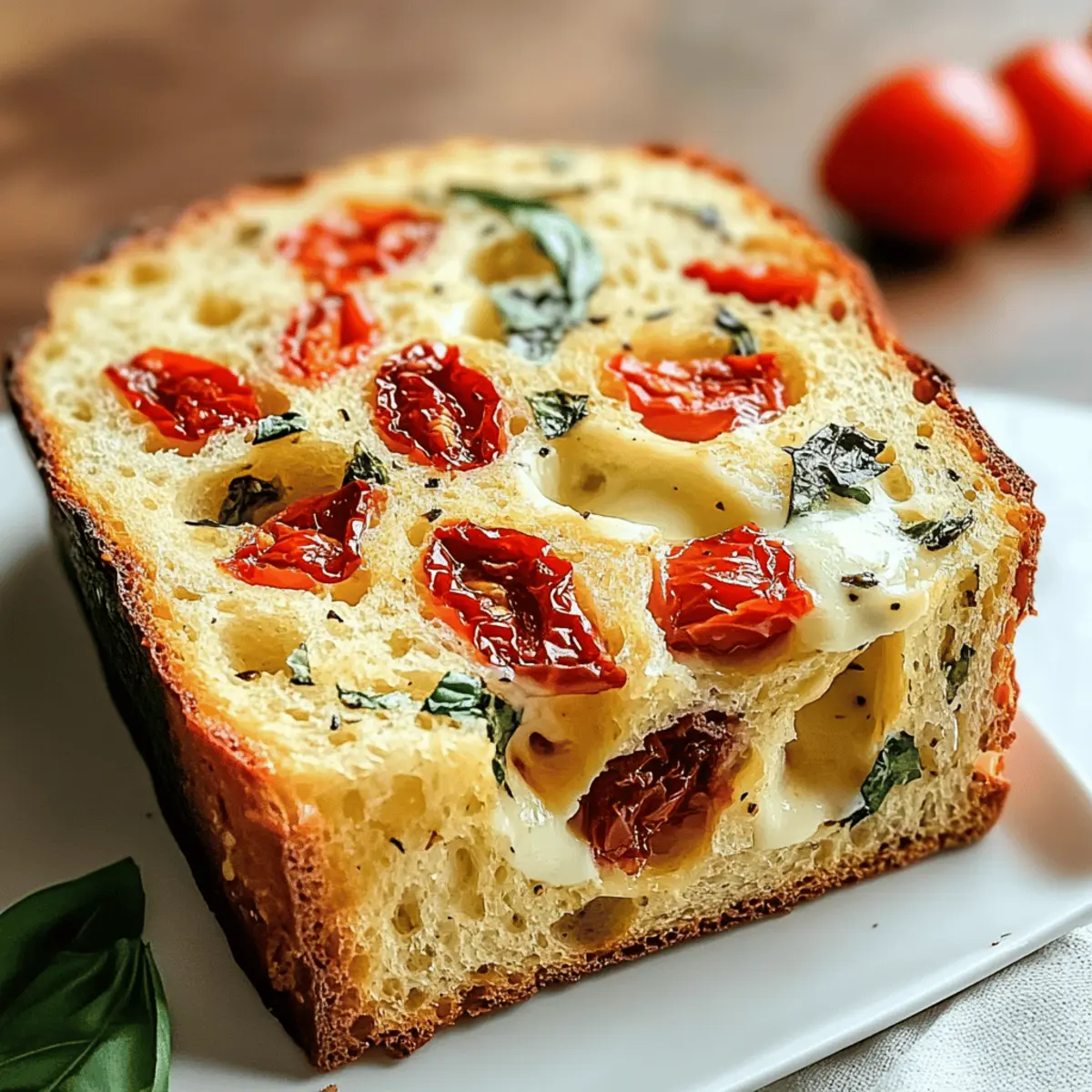 Savory Caprese Bread: Taste the Italy-Inspired Delight