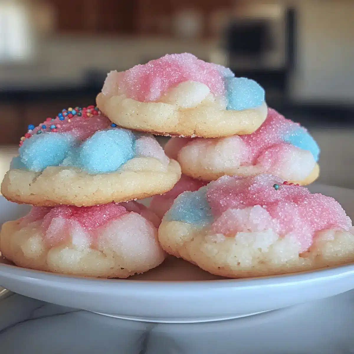 Cotton Candy Cookies That Bring Joy to Every Bite