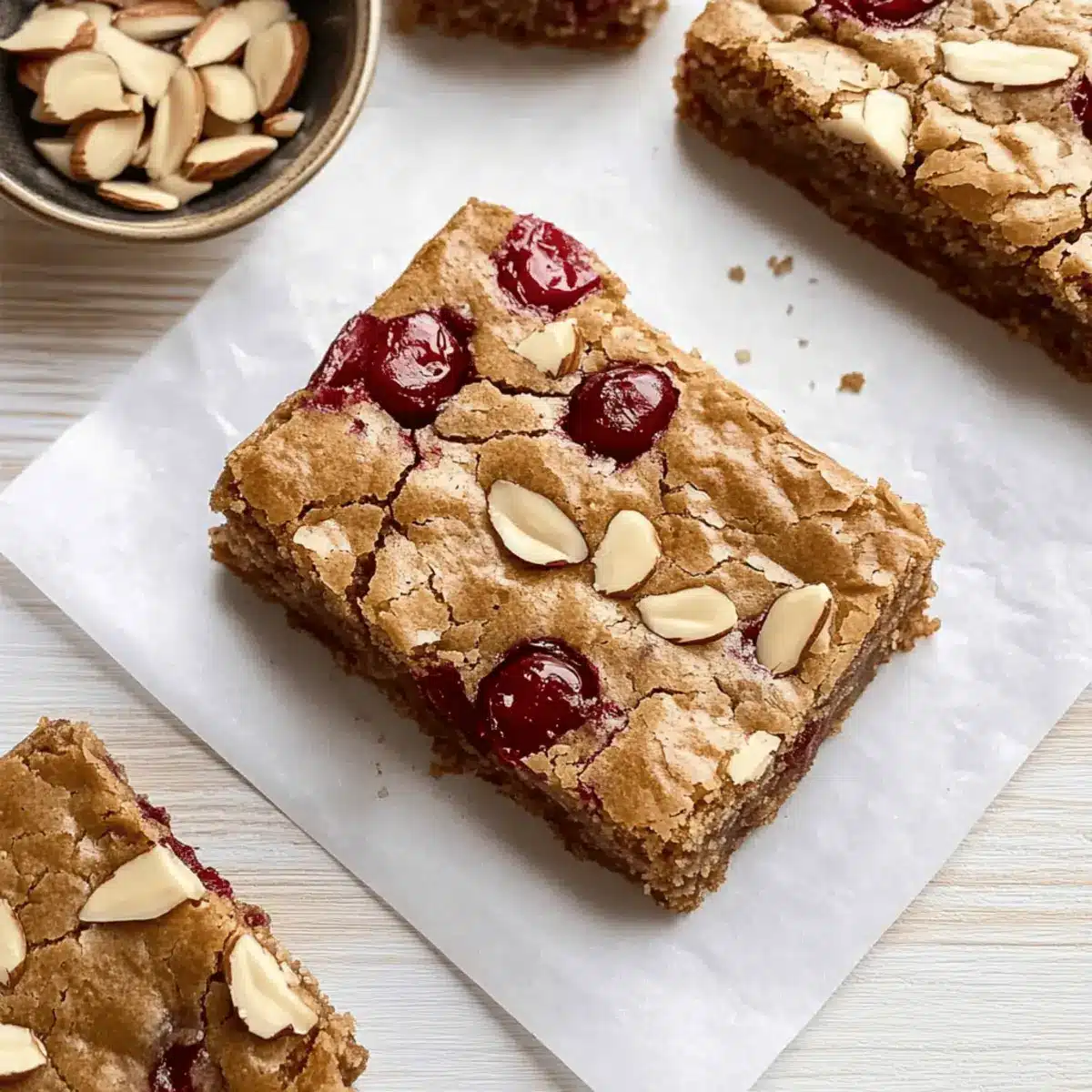 Chewy Cherry Blondies That Will Sweeten Your Day