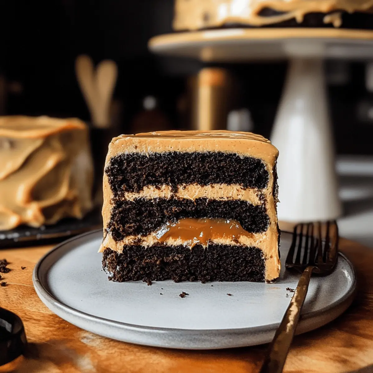 Decadent Chocolate Butterbeer Cake That's Totally Vegan