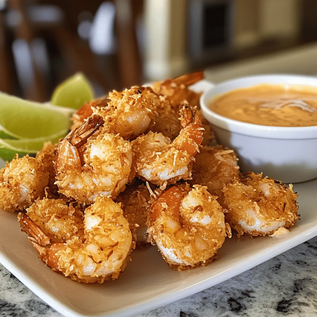 Crispy Coconut Shrimp with Sweet Chili Mayo Bliss