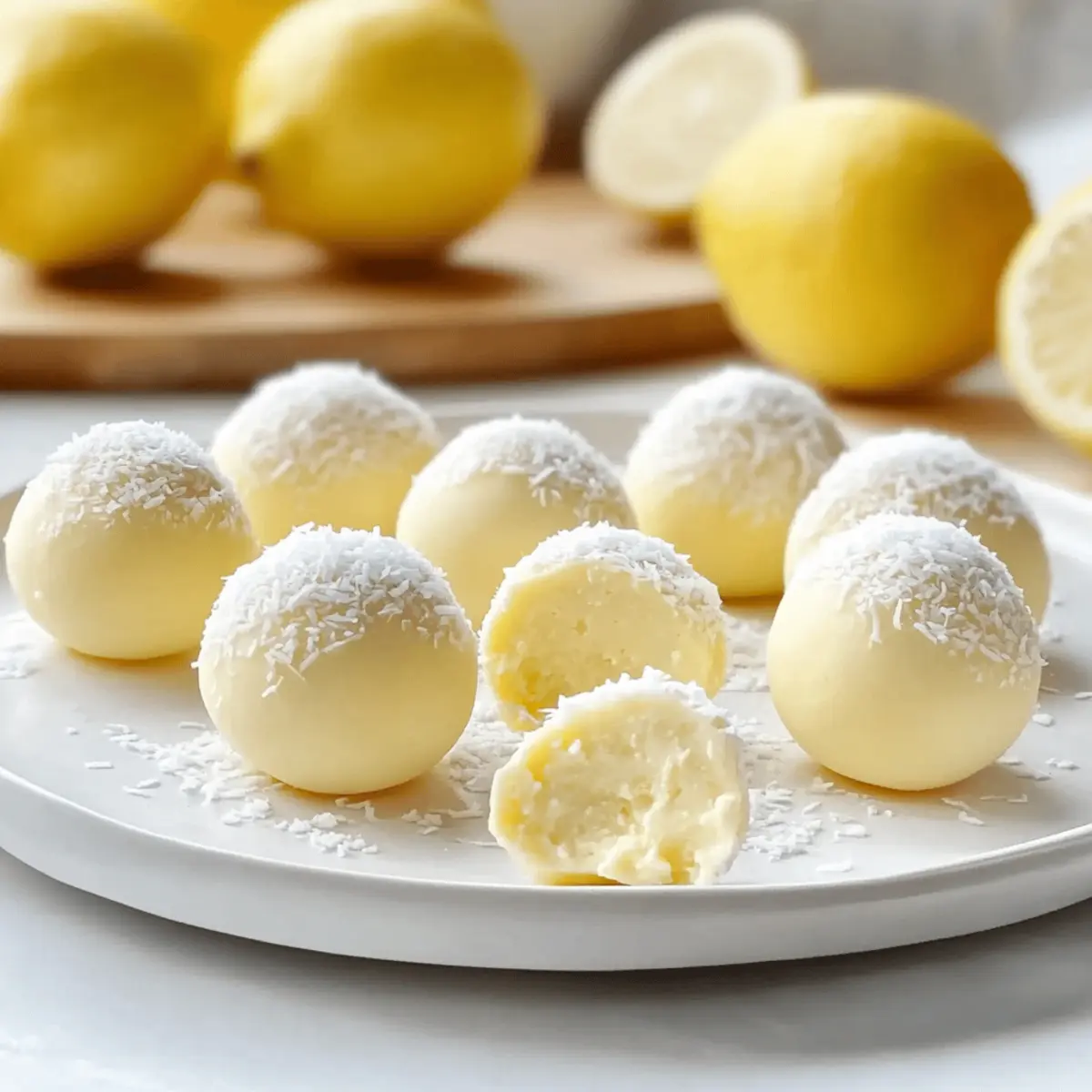 Creamy Lemon Truffles: A Zesty No-Bake Delight