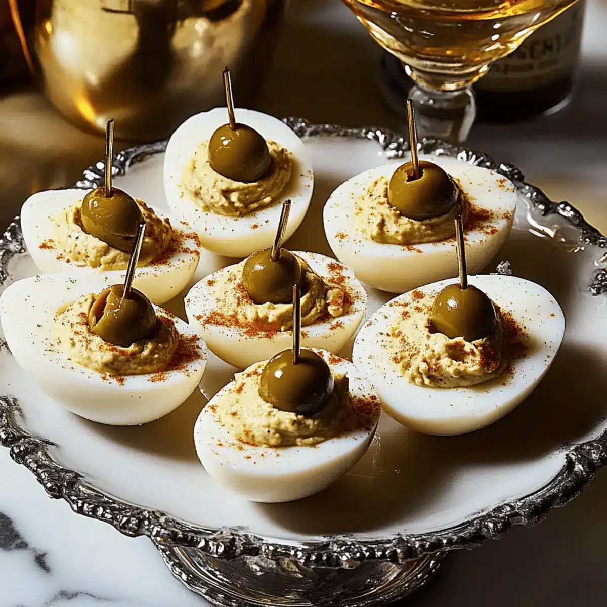 Dirty Martini Deviled Eggs: A Bold Twist on Classic Flavor