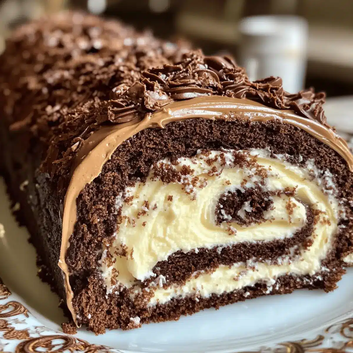 Gingerbread Yule Log: Indulge in Holiday Cozy Bliss