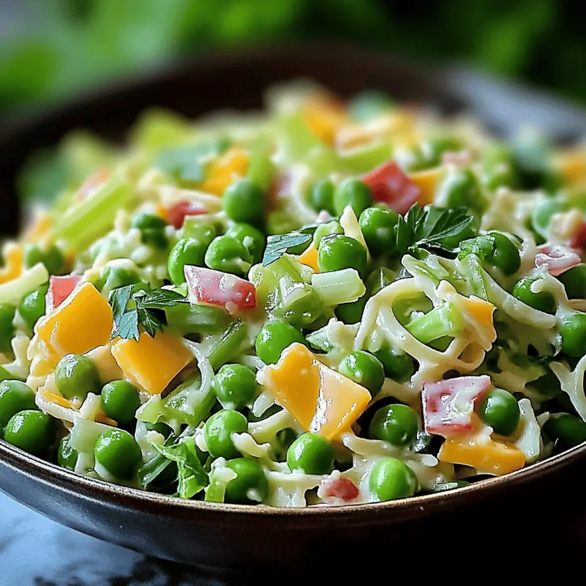 Deliciously Creamy Irish Pea Salad for Your Next Gathering