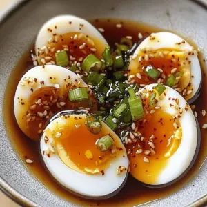 Korean Soy Marinated Eggs